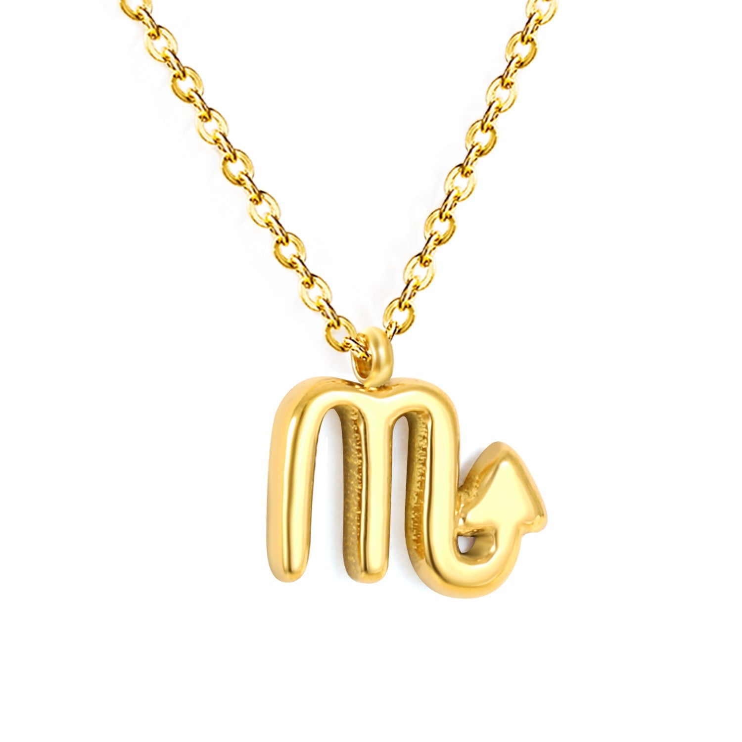 Zodiac Bubble Constellation Hanger Ketting – Gouden Ketting