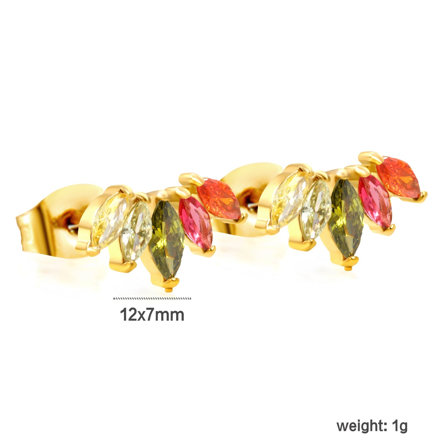 Zirkonia diamanten oorbellen