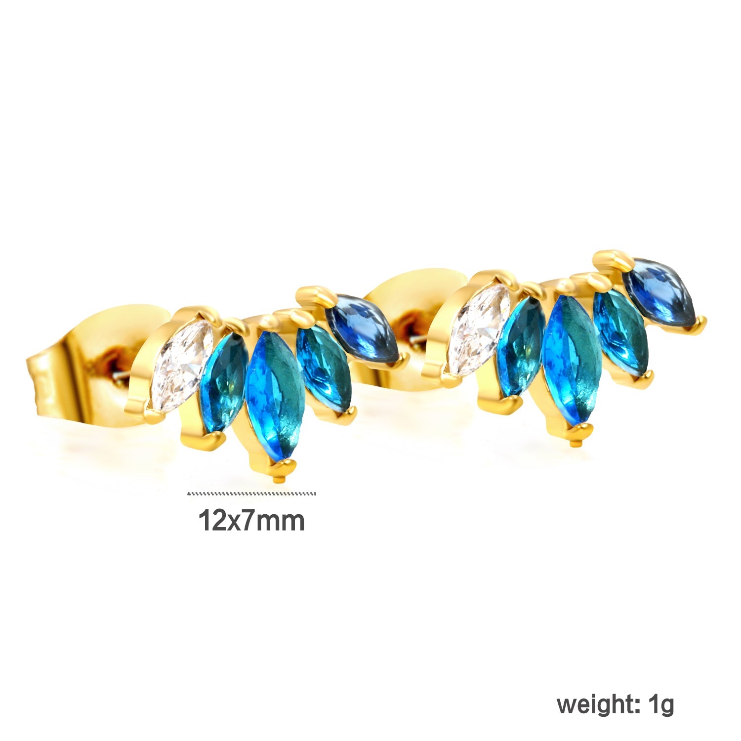 Zirkonia diamanten oorbellen