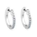 Round Zirconium Ear Clips