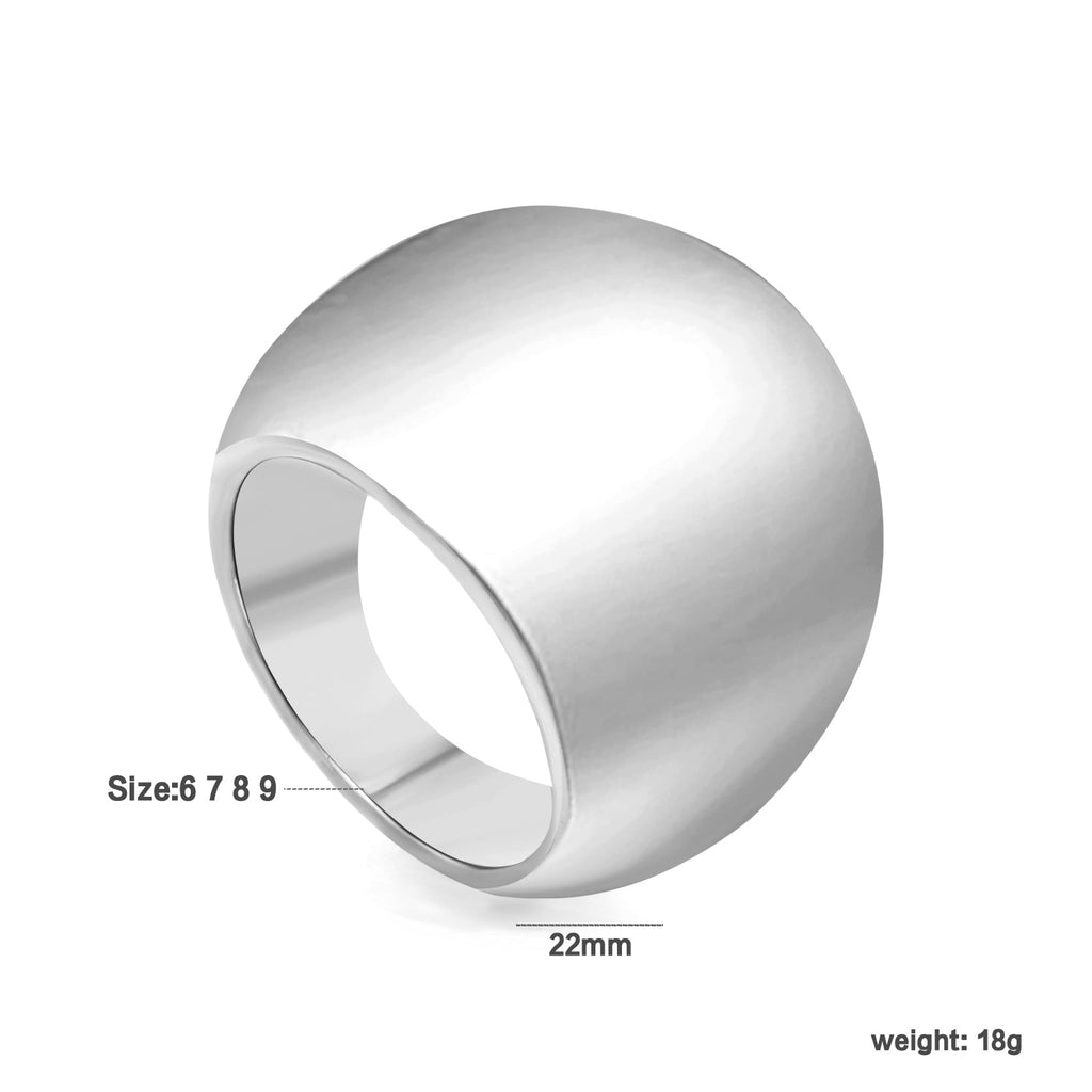 Dikke overdreven ring