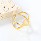 Gouden zeester manchet armband