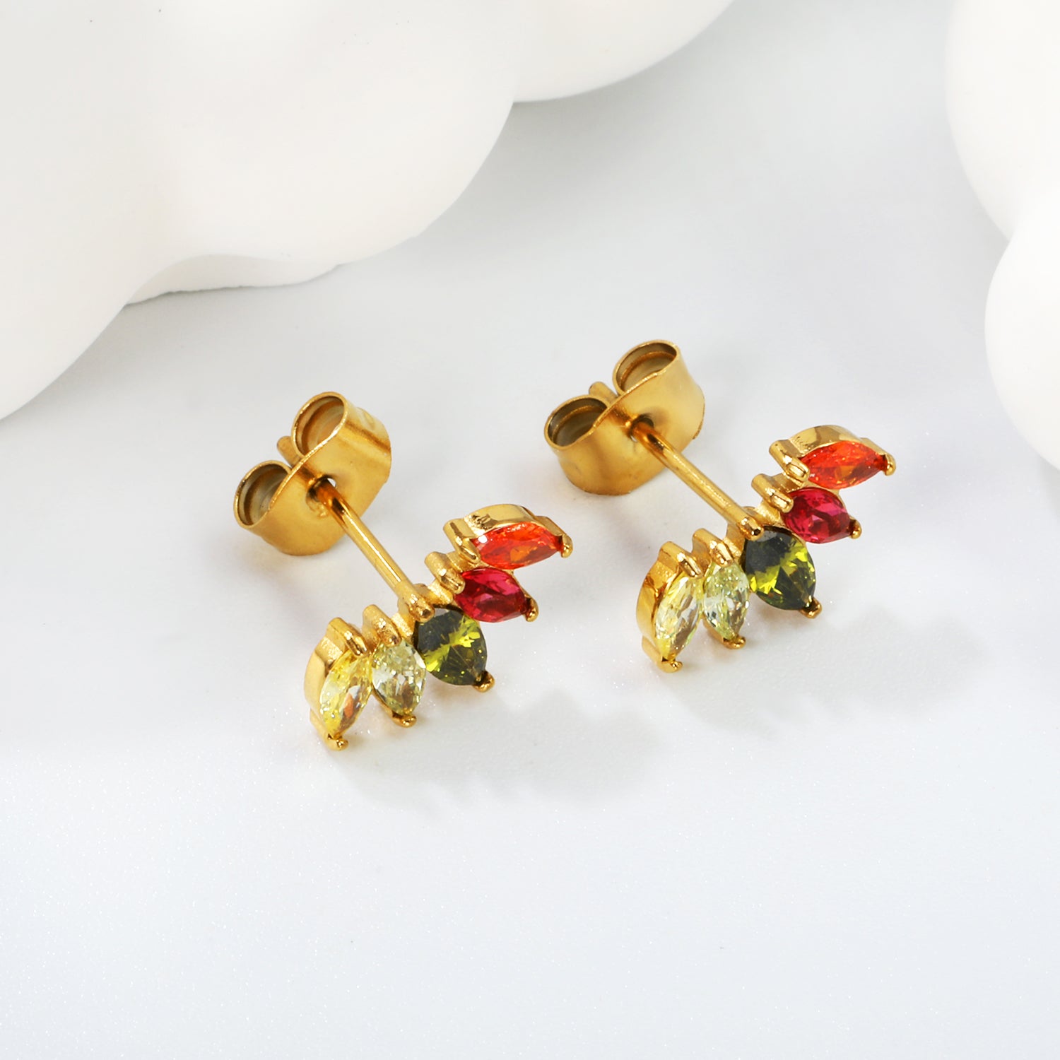 Zirkonia diamanten oorbellen