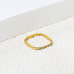 Minimalistische diamanten ring