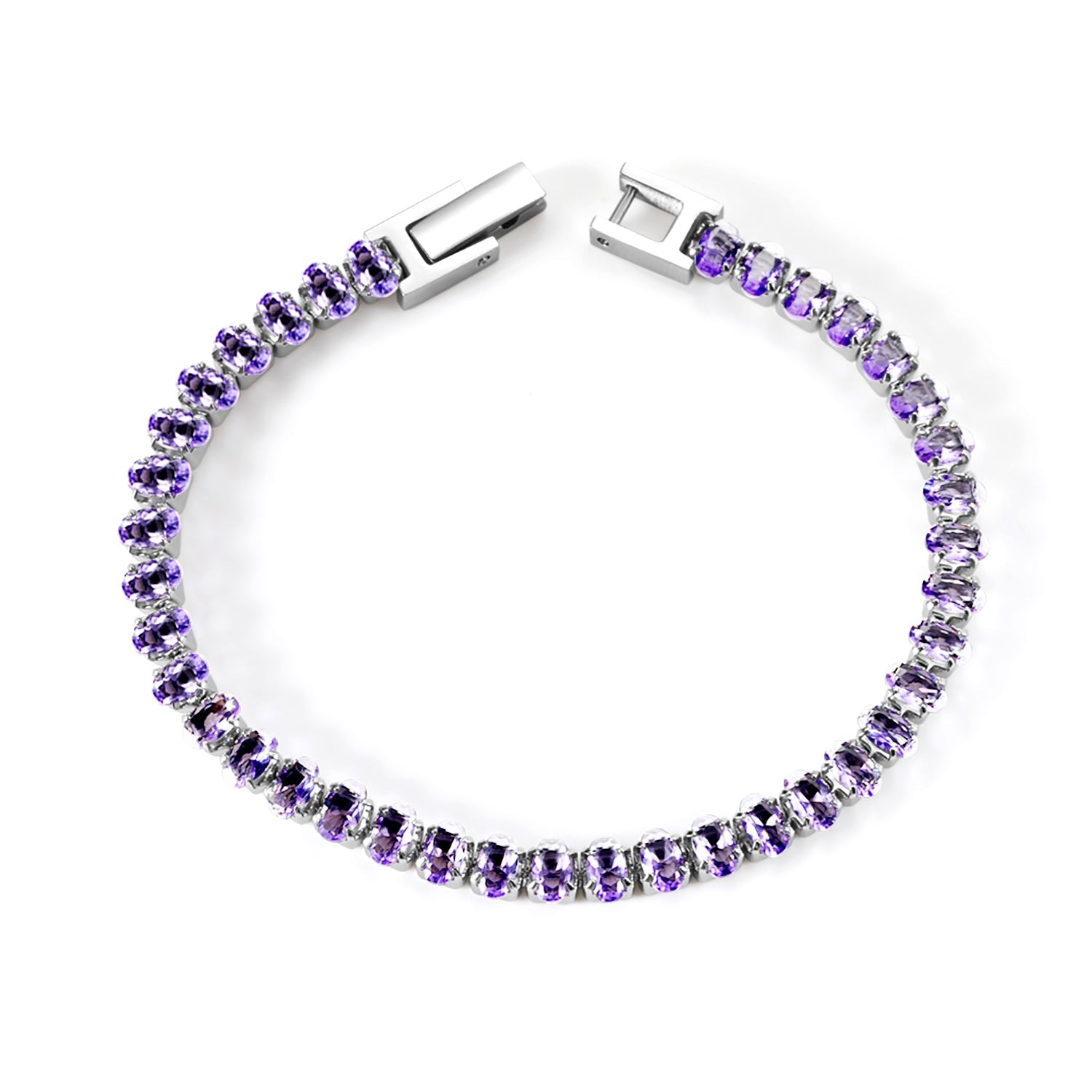 Ovale kleurrijke sluiting armband