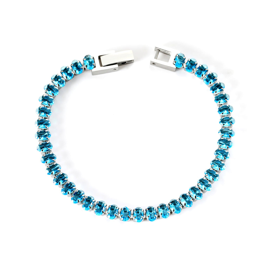 Ovale kleurrijke sluiting armband