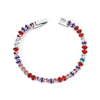 Ovale kleurrijke sluiting armband