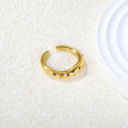 Multi-Color Flower Open Ring