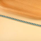 Ovale kleurrijke sluiting armband