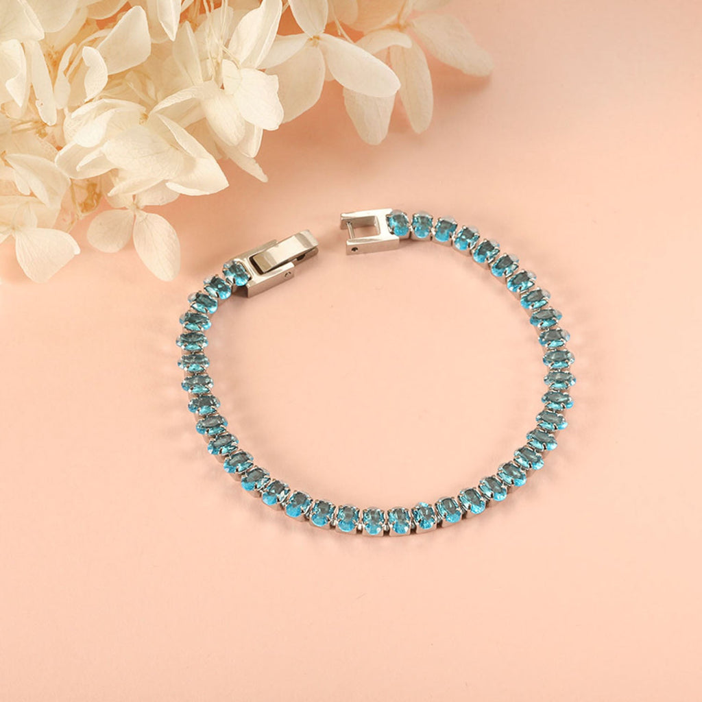 Ovale kleurrijke sluiting armband