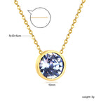 Ronde veelkleurige opaal hanger ketting