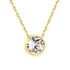 Ronde veelkleurige opaal hanger ketting