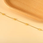 Bracelet Cœur Pêche 18+5cm