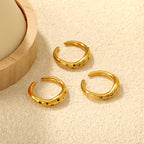 Multi-Color Flower Open Ring