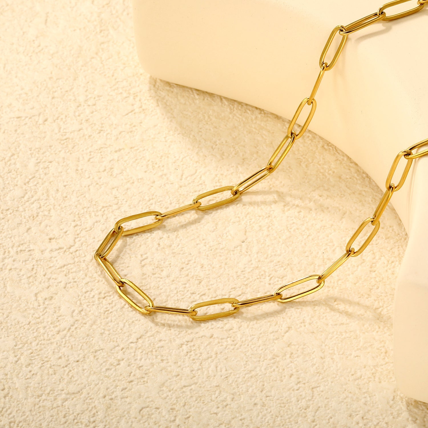 Ronde staart hanger ketting