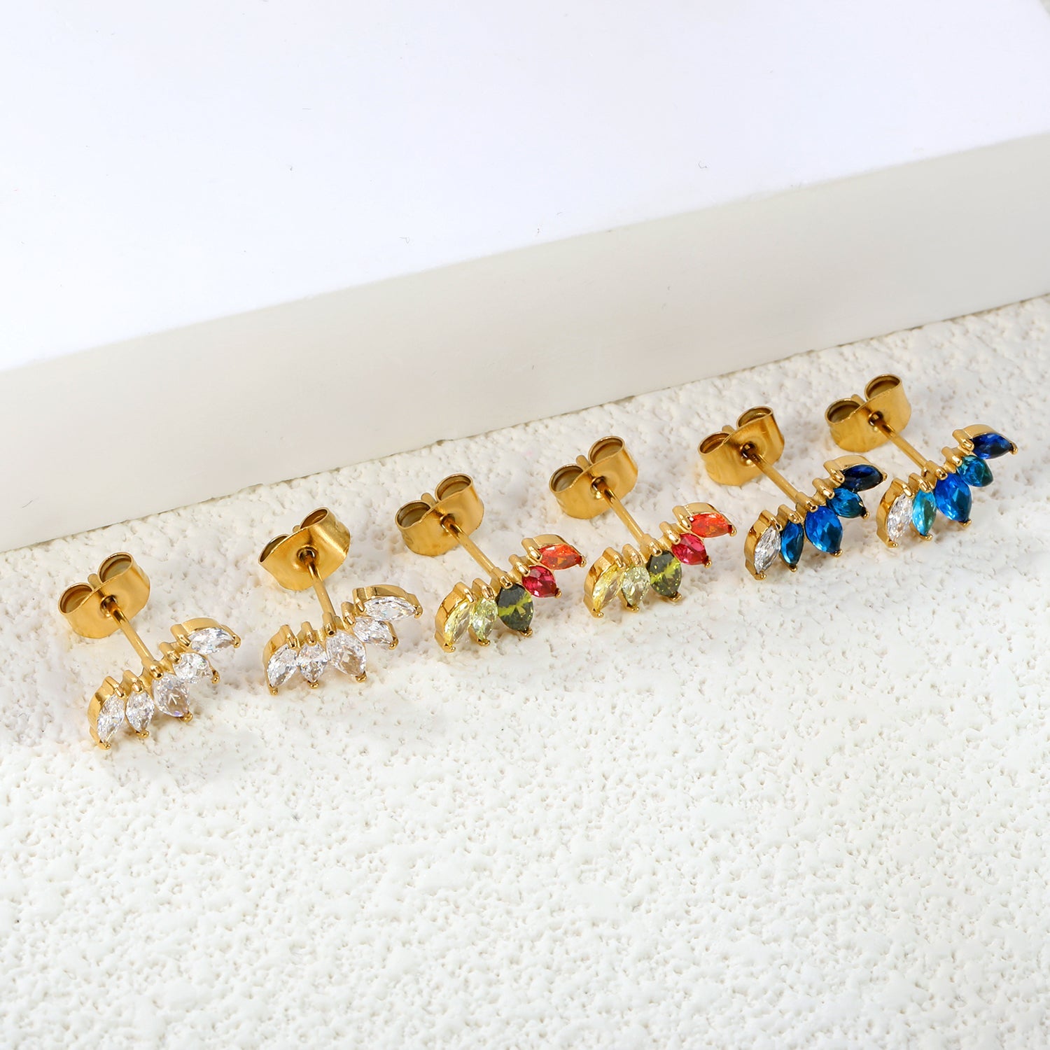 Zirkonia diamanten oorbellen