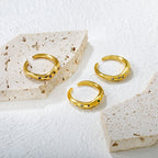 Multi-Color Flower Open Ring