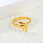 RVS Serpentine Wikkelring