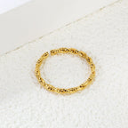 Draaiende gedraaide open ring