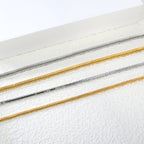 Bracelet chaîne en os de serpent carré