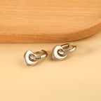 Hartvormige cirkeloorbellen