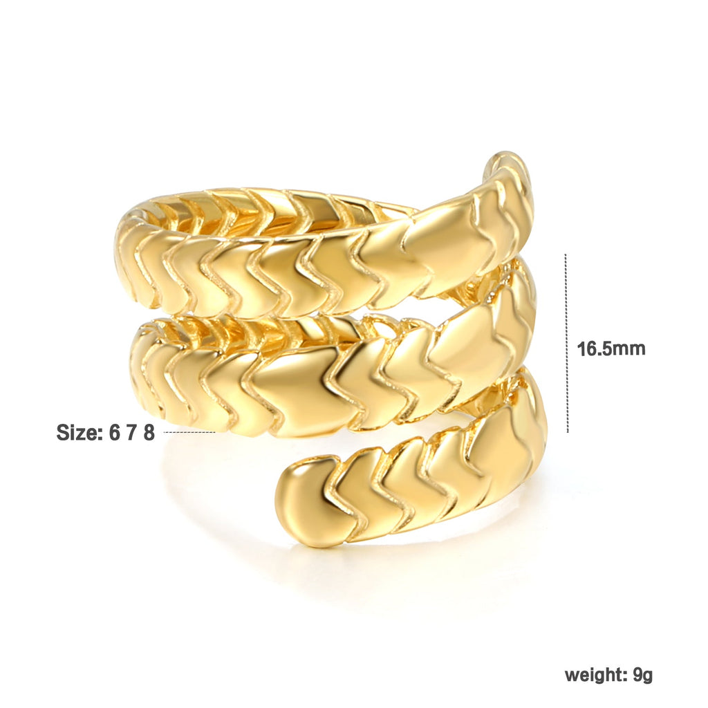 Klassieke gepatroneerde drievoudige draairing