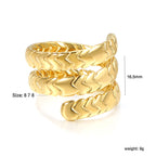 Klassieke gepatroneerde drievoudige draairing