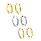 Cirkelvormige oorbellen in goudkleur