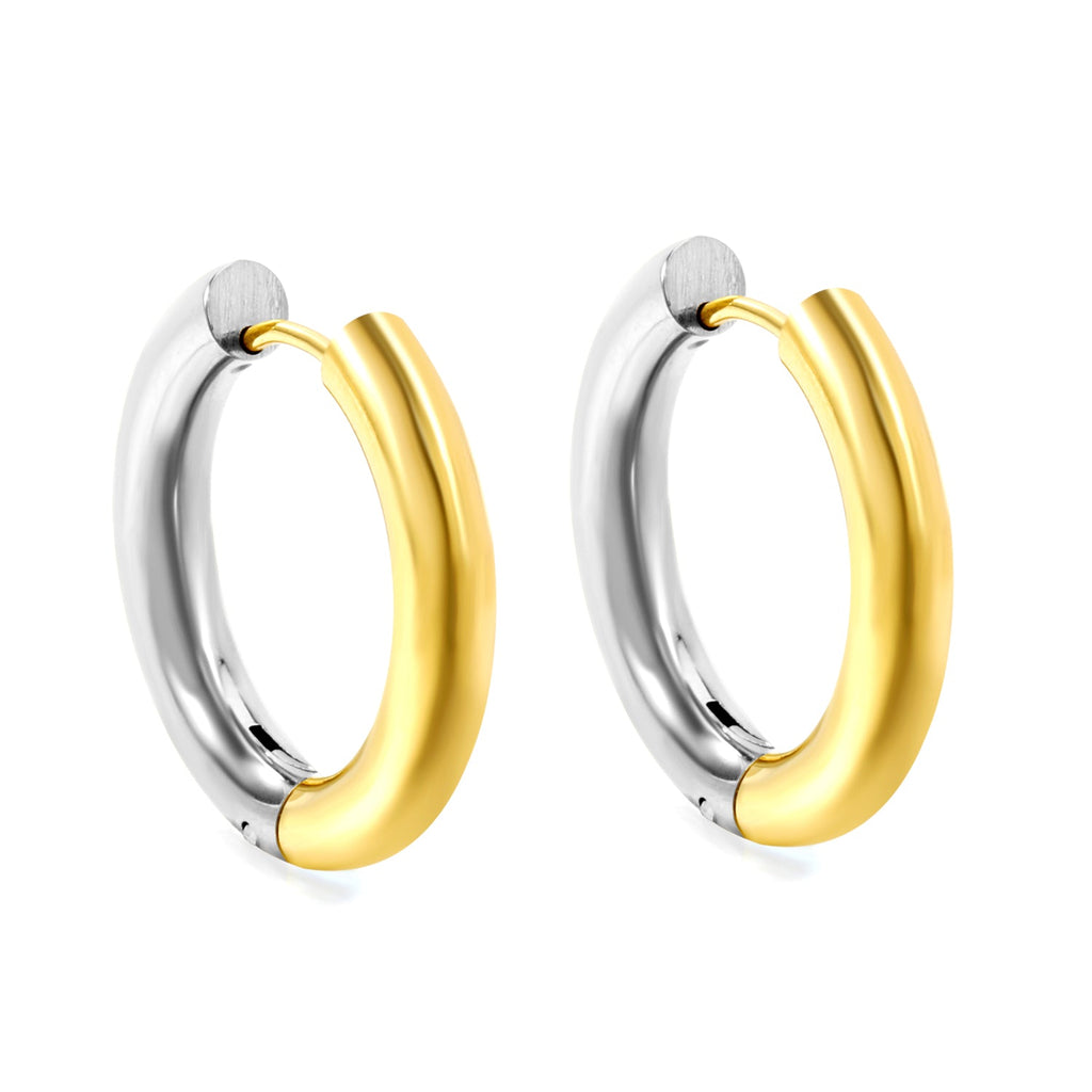 Cirkelvormige oorbellen in goudkleur