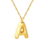 Bubble Letter Initial Ketting