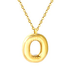 Bubble Letter Initial Ketting