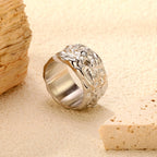 Octagonal Pearl Ring