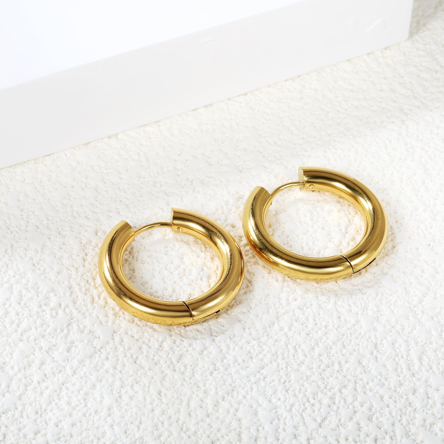 Cirkelvormige oorbellen in goudkleur