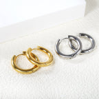 Cirkelvormige oorbellen in goudkleur