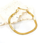 Bracelet chaîne lame