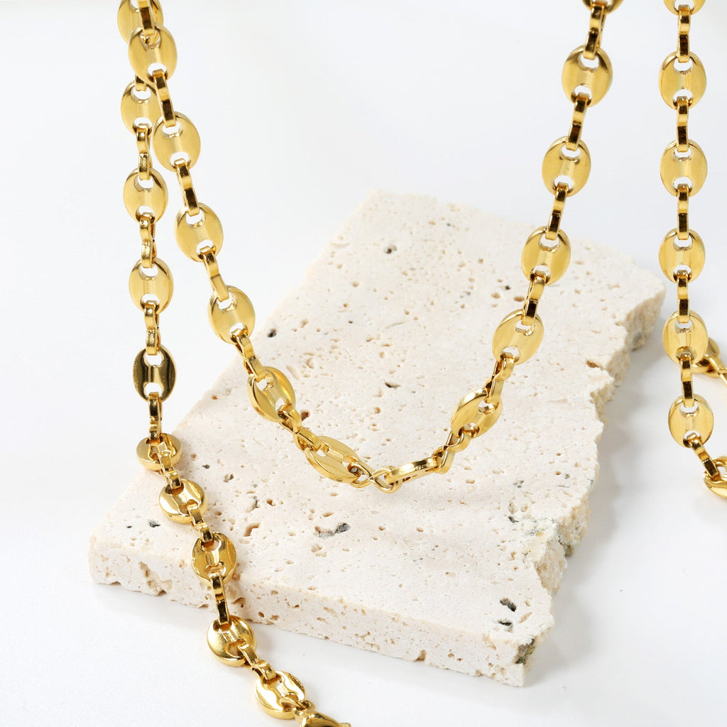 Koffieboon hanger ketting