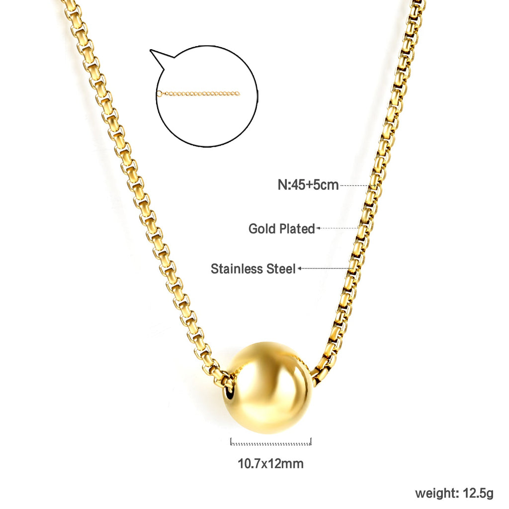 Collier pendentif en perles