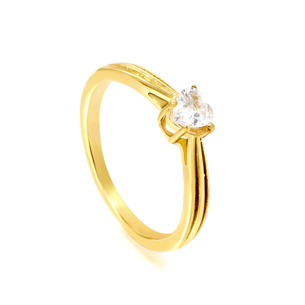 Minimalistische bandring met witte ronde diamanten