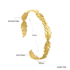 Bracelet connecté à longue feuille