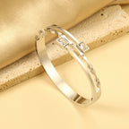 Bamboe armband met diamanten