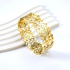 Grasvormige holle armband