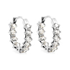 Dikke zirkoon oorclips