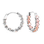 Dikke zirkoon oorclips