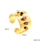 Gemengde zirkonia open-end ring