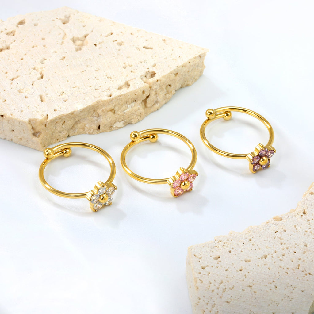 Hoge zirkonium stenen ring