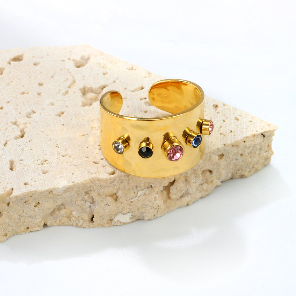 Gemengde zirkonia open-end ring