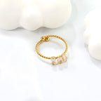 Hoge 6,6 mm losse twist zirkonium ring