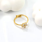 Hoge zirkonium stenen ring