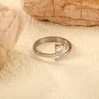 Witte zirkonium hartring