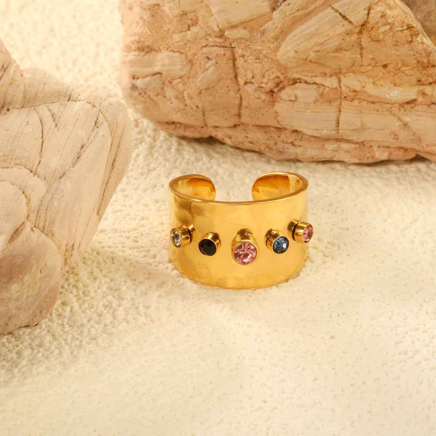 Gemengde zirkonia open-end ring